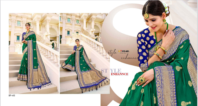 b fine kadhawa weave silk regal look saree catalog