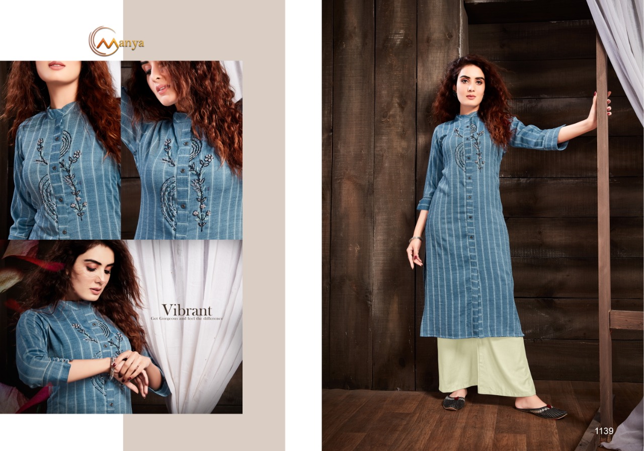 mansi fashion dreams reyon classic trendy look kurti with plazzo catalog