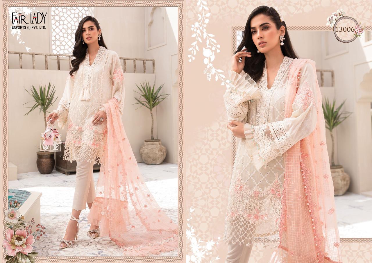 mumtaz arts fair lady maria b heavy embroidery collection cotton lawn innovative style shiffon dupatta salwar suit catalog