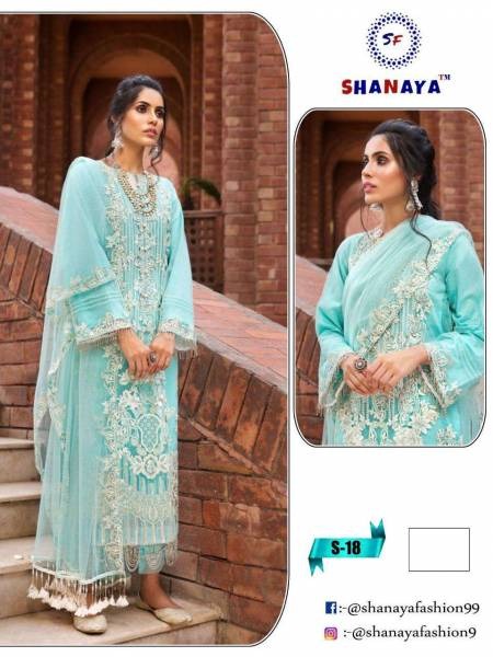 Shanaya s 18 Butterfly net elegant style salwar suit single