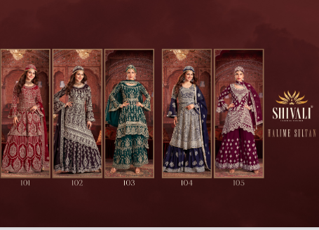 shivali fashion halime sultan fancy festive look indo western catalog