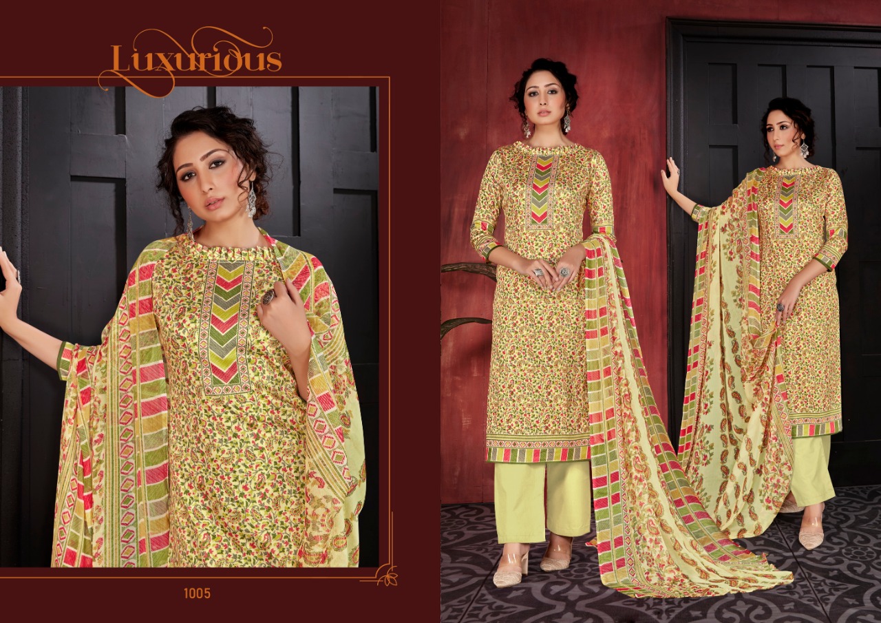 siyona jasmeet pure jam silk cotton digital print exclusive look salwar suit catalog