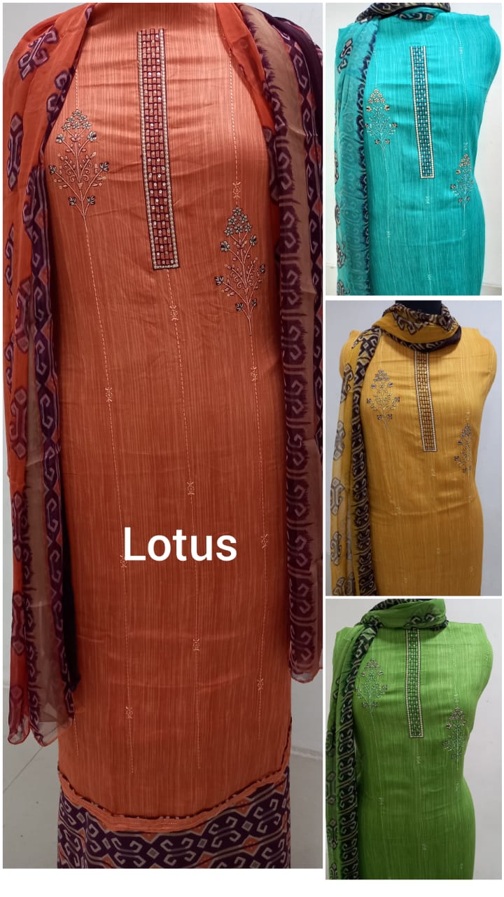 siyona lotus jam silk decent look salwar suit catalog