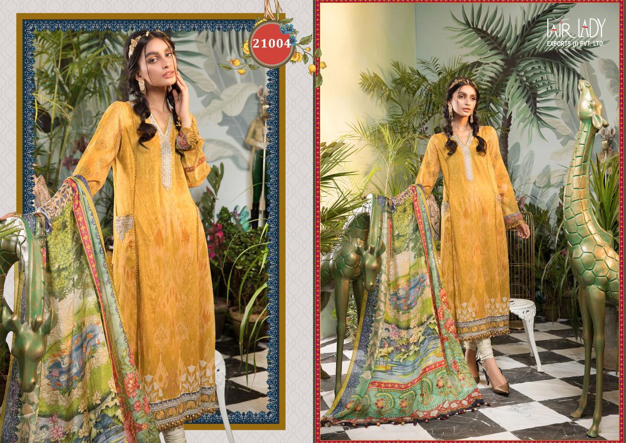 fair lady maria b m prints heavy embroidery collection cotton lawn innovative style shiffon dupatta salwar suit catalog