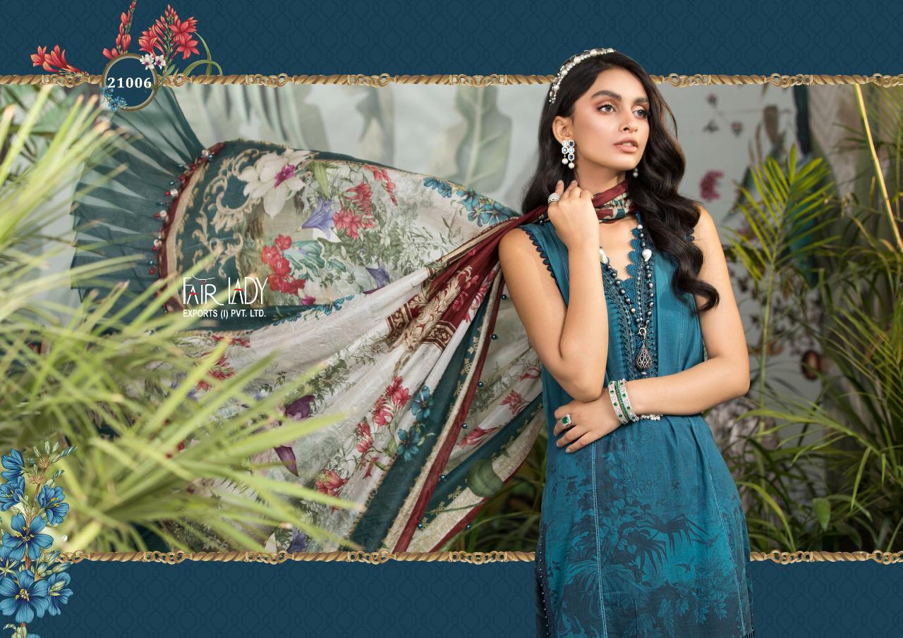 fair lady maria b m prints heavy embroidery collection cotton lawn innovative style shiffon dupatta salwar suit catalog