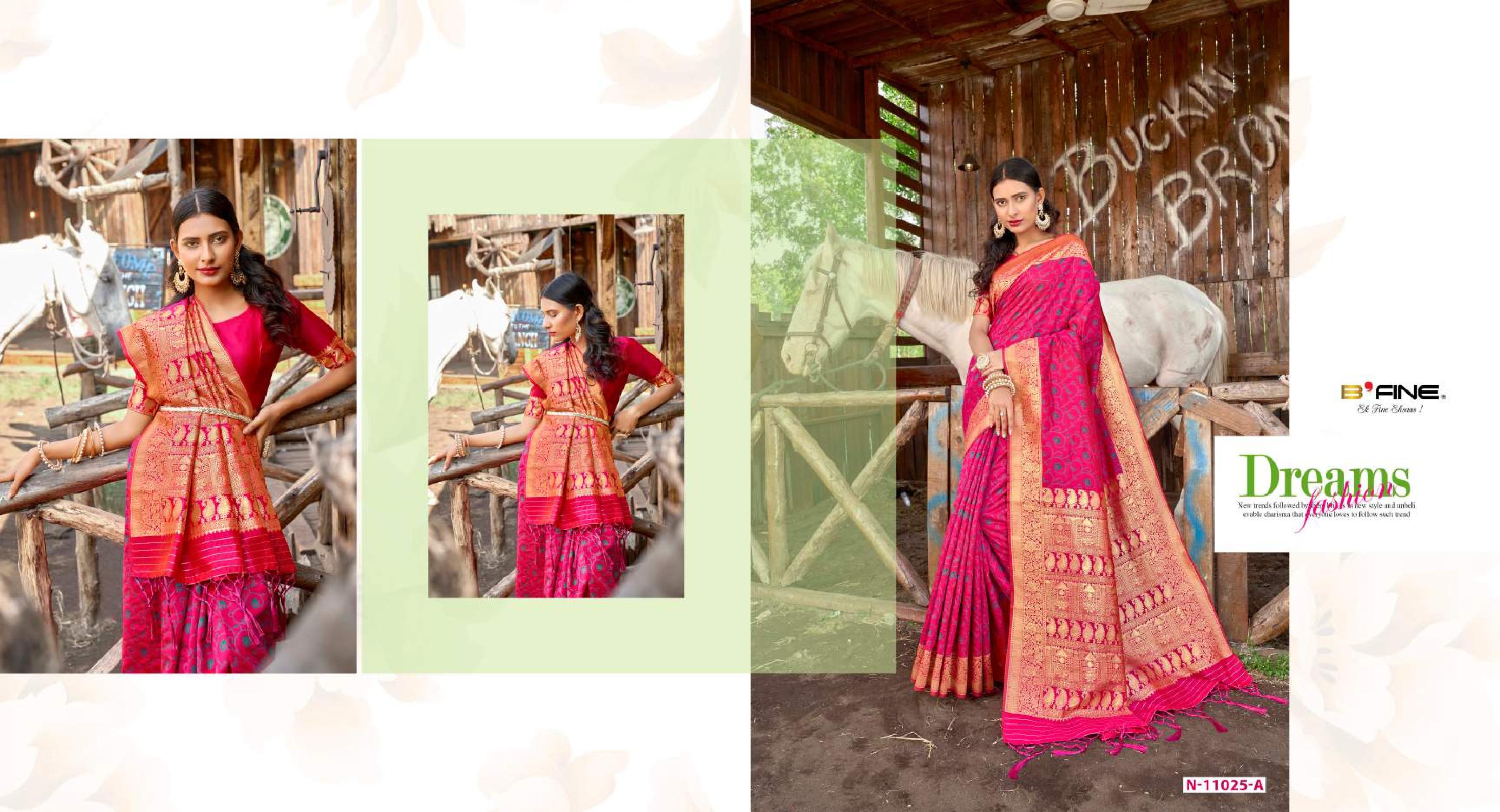 b fine art of zari silk elegant saree catalog