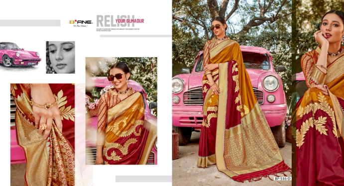 B fine celebration fesstive range saree catalog