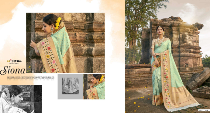 b fine nakkashi silk attractive fancy saree catalog