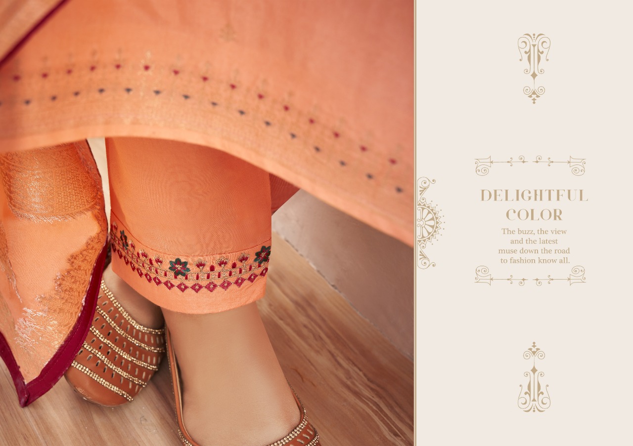 Kalaroop by Kajree tani Jacquard innovative look kurti bottom with dupatta catalog