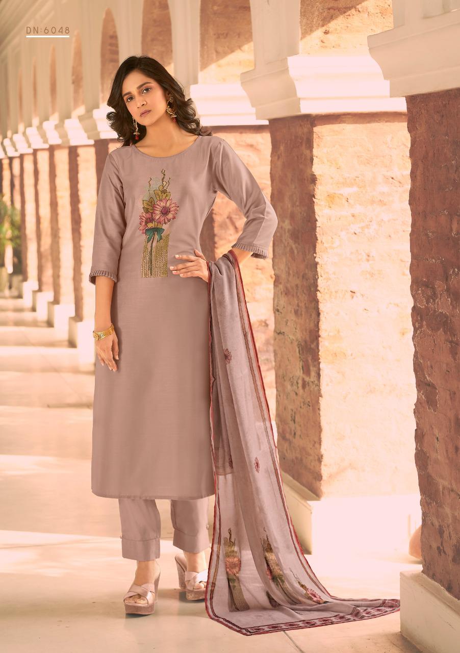 lily and lali fabulous 2 silk elegant top with bottom and dupatta catalog