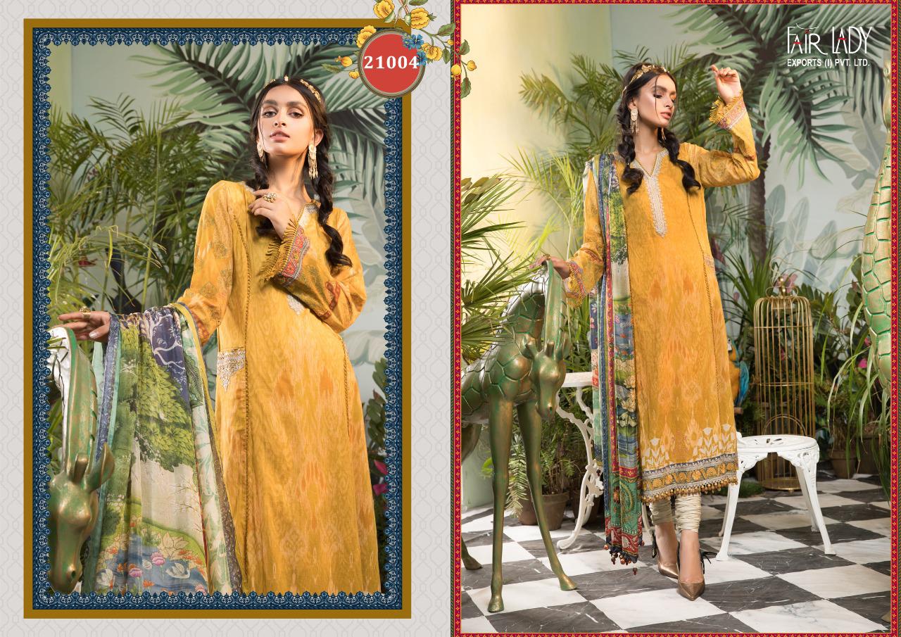 fair lady maria b heavy embroidery collection cotton lawn with lawn dupatta salwar suit catalog