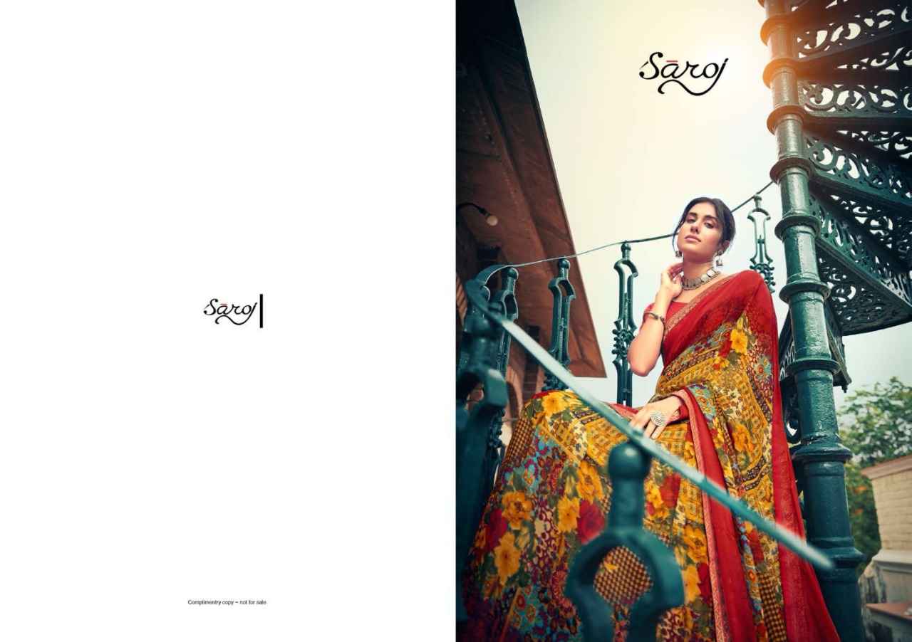 saroj Victoria Vol 2 Soft Georgette elegant look saree catalog
