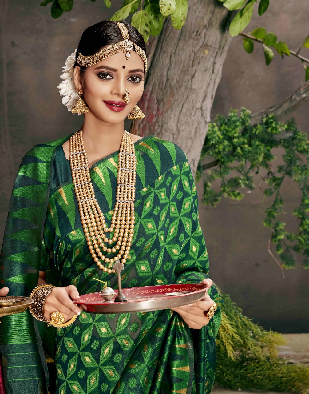 shakunt weaves  Lokpriya cotton Weaving gorgeous look saree catalog