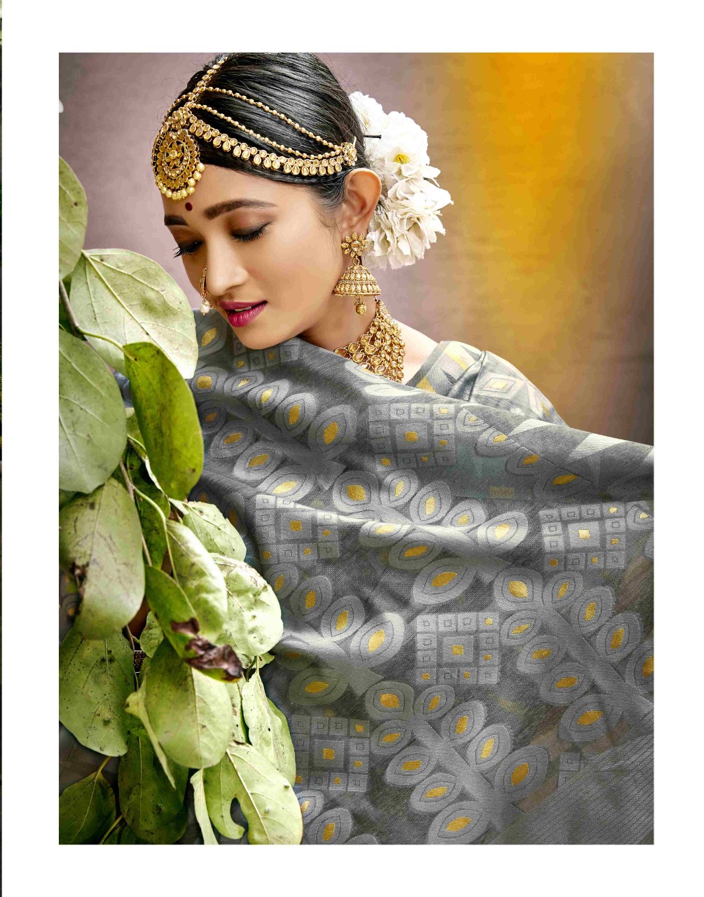 shakunt weaves  Lokpriya cotton Weaving gorgeous look saree catalog