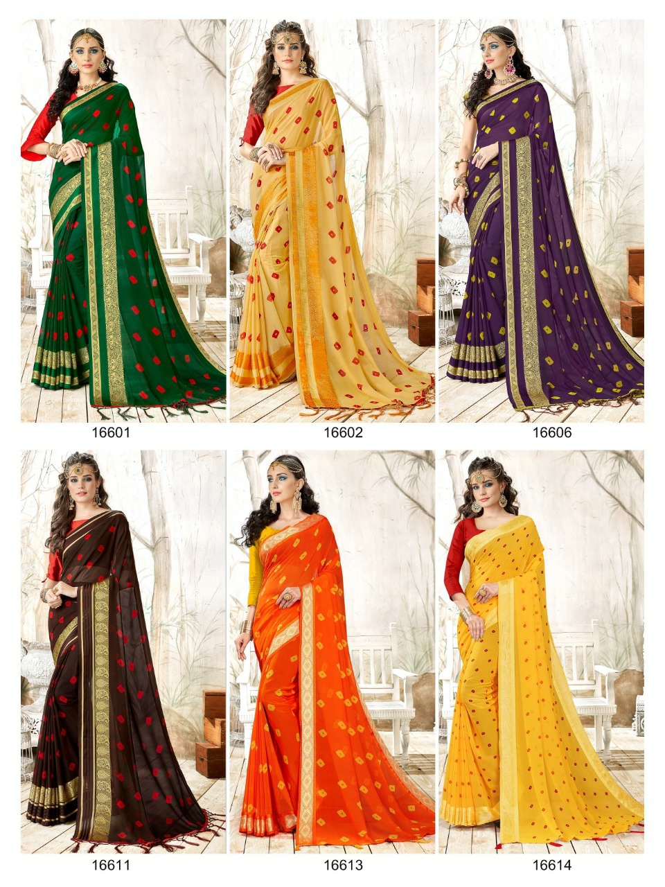 vallabhi prints udipti georgette  gorgeous look saree catalog