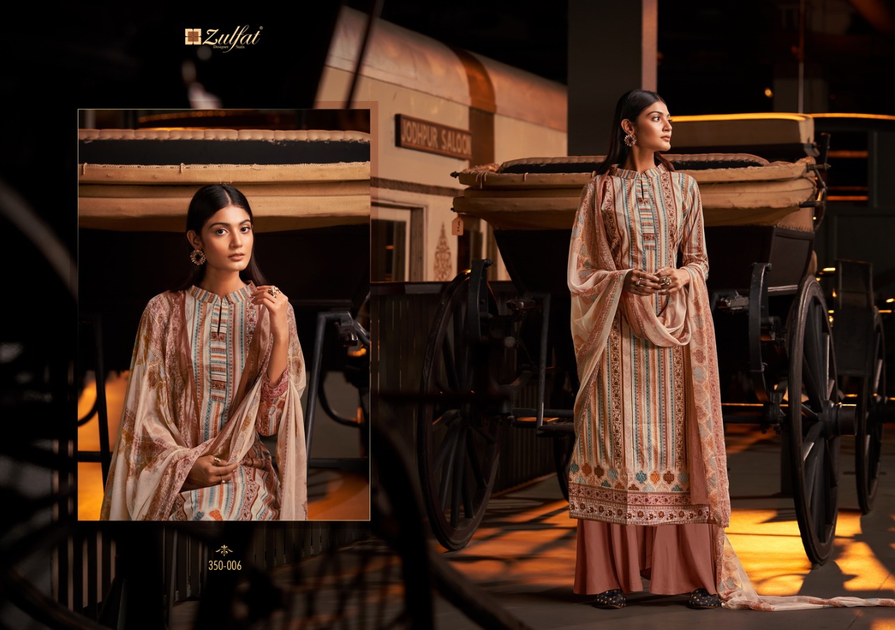 zulfat designer suits advika pure cotton classic trendy look salwar suit catalog