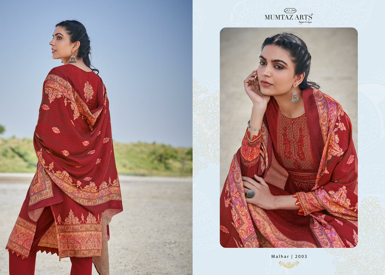 mumtaz arts malhar innovative style salwar suit catalog