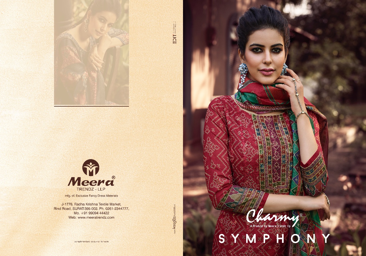 meera trendz llp Symphony Modal chanderi silk classic trendy look salwar suit catalog