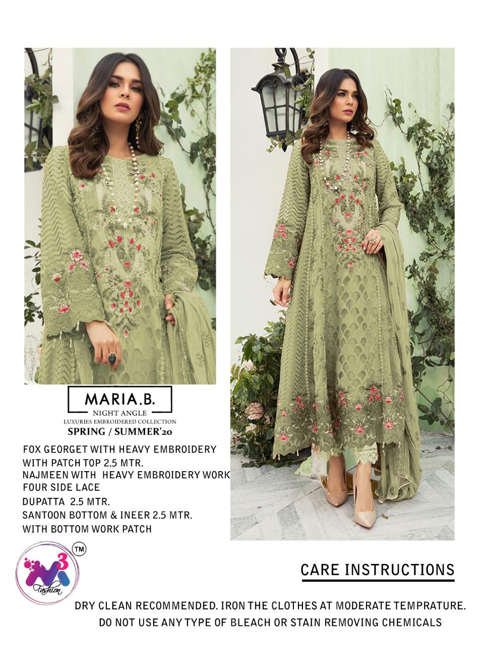 m3 fashion maria b nightangle  regal look salwar suit catalog