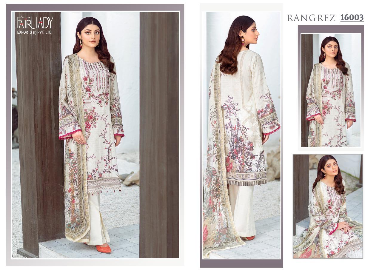 mumtaz arts fair lady rangrez cotton regal look salwar suit with lawn dupatta  catalog