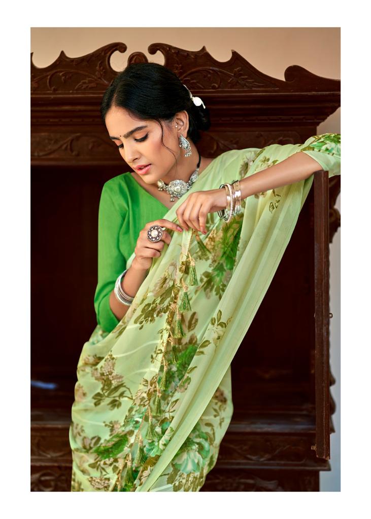 lt kashvi creation arti Weightless elegant print saree catalog