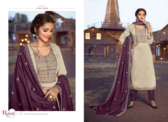 aadhya designer amisha viscose regal look salwar suit catalog