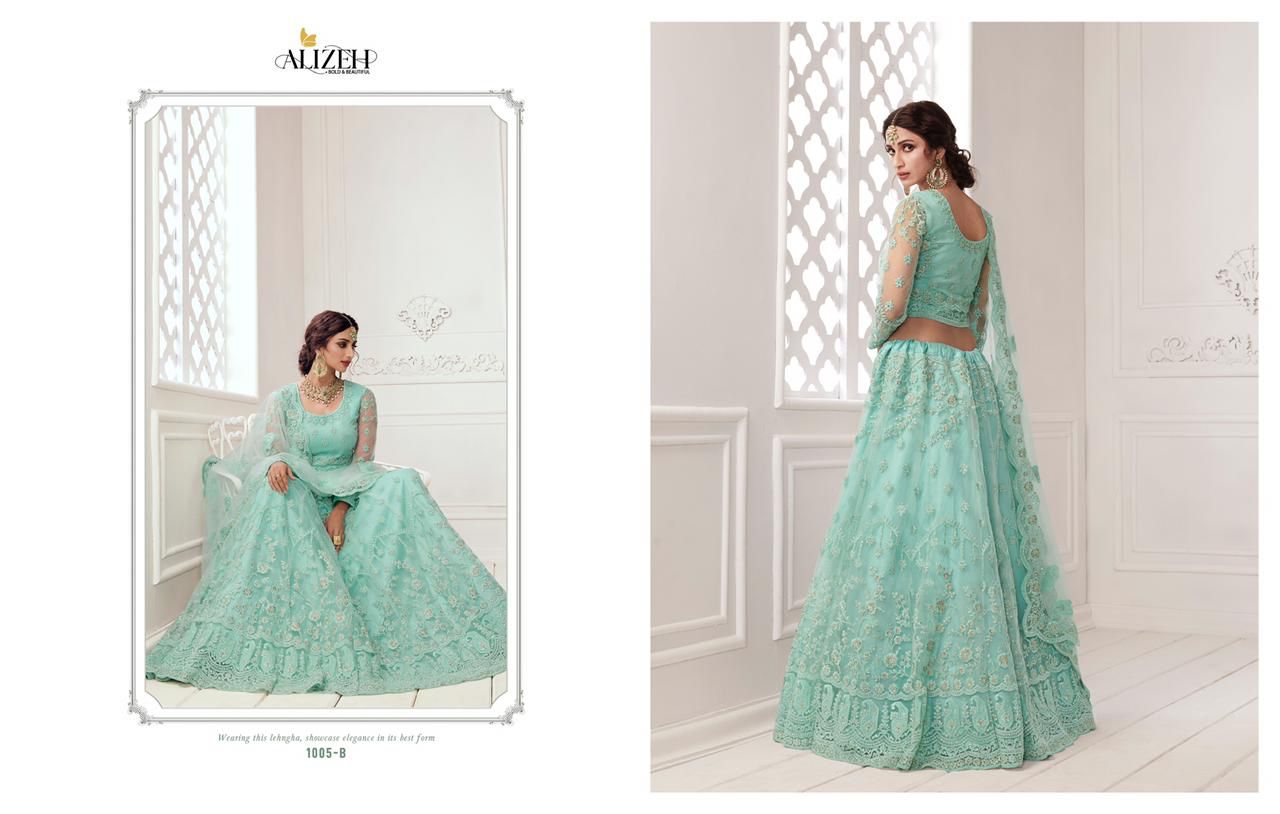 alizeh bridal heritage colour saga vol 2 net festive look lehenga catalog