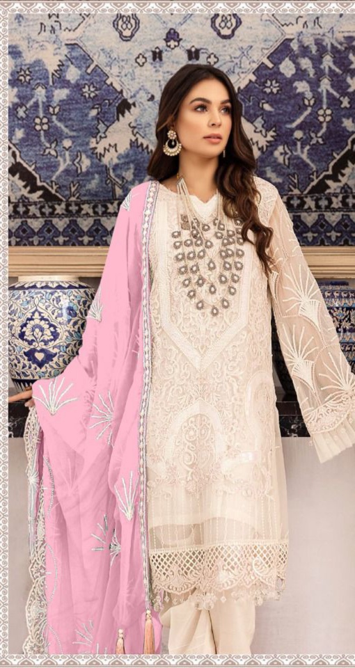 ayesha misbah d no 105 net elegant salwar suit catalog