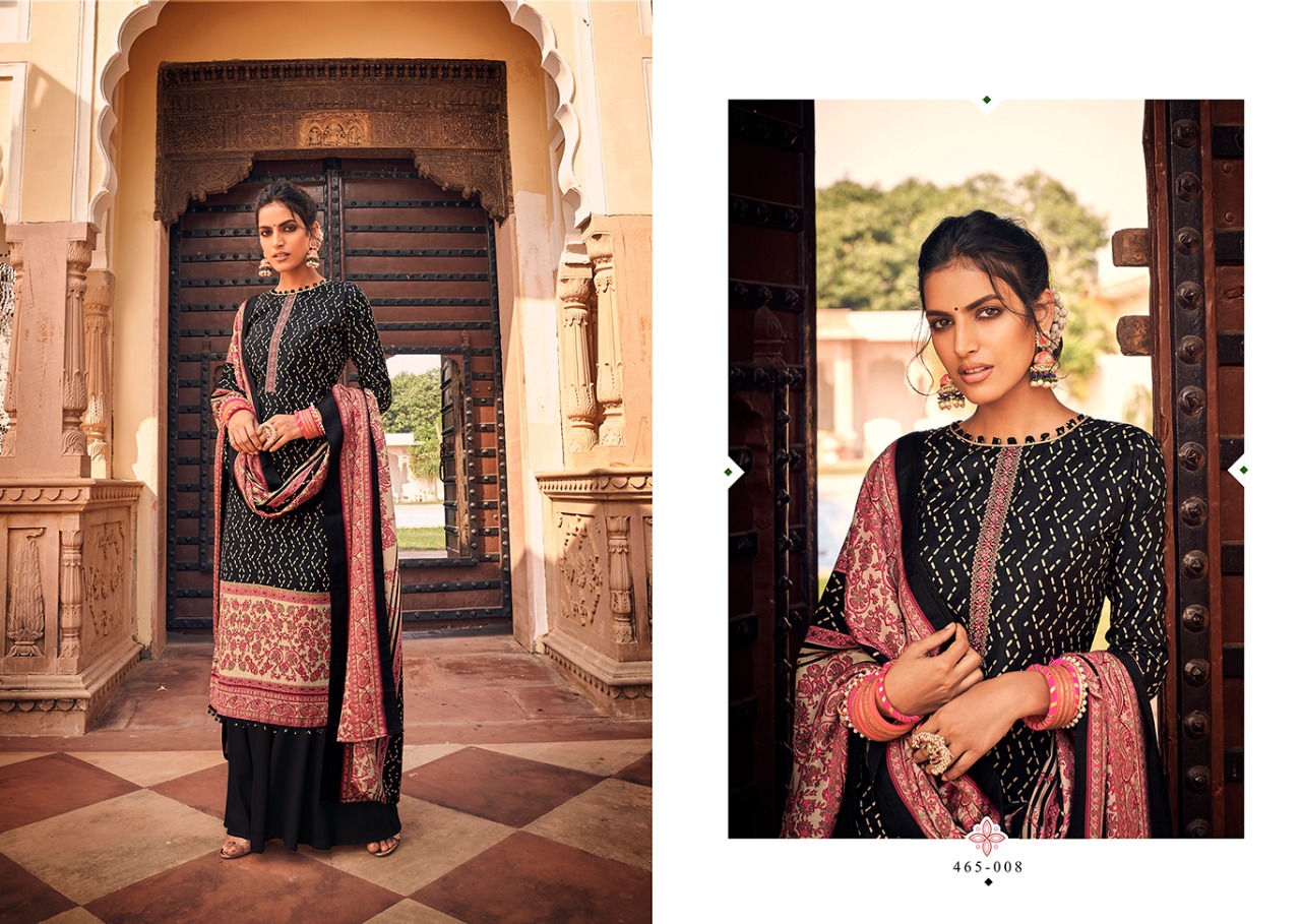beliza designer studio aura pashmina authentic fabric salwar suit catalog