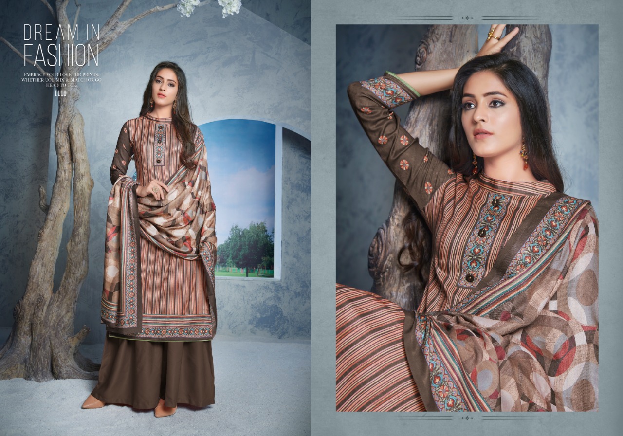 bipson pashmina chul buli  digital print astonishing salwar suit catalog