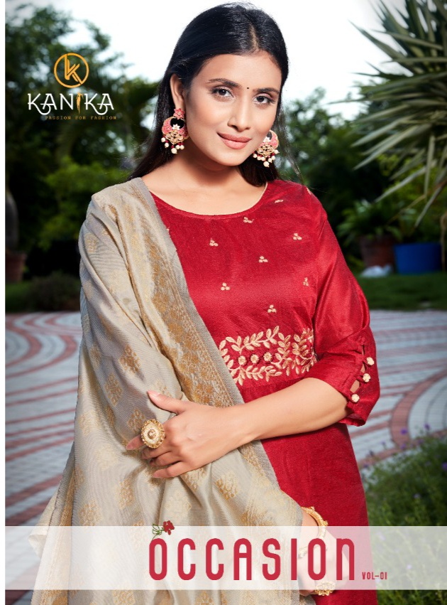 kanika occasion vol 1 modal innovative style top with dupatta catalog