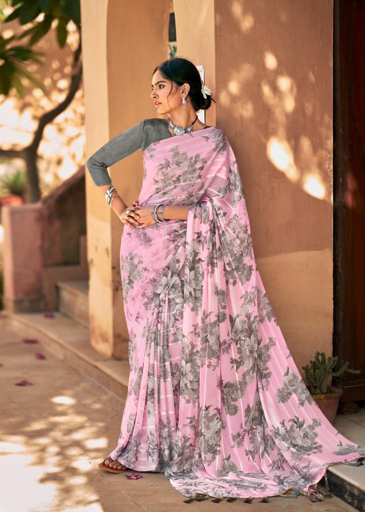 lt kashvi creation arti Weightless elegant print saree catalog