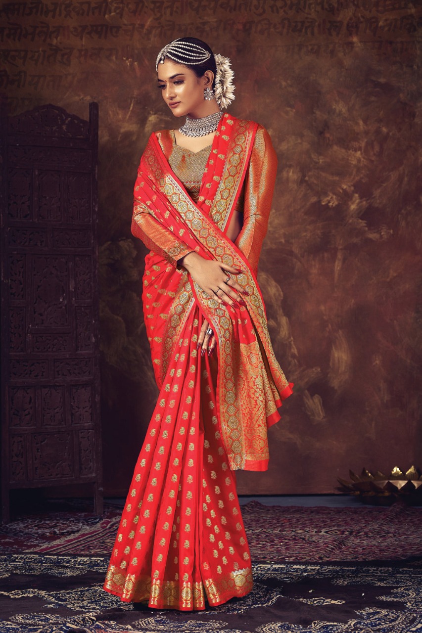 sangam prints mangala silk graceful look saree catalog