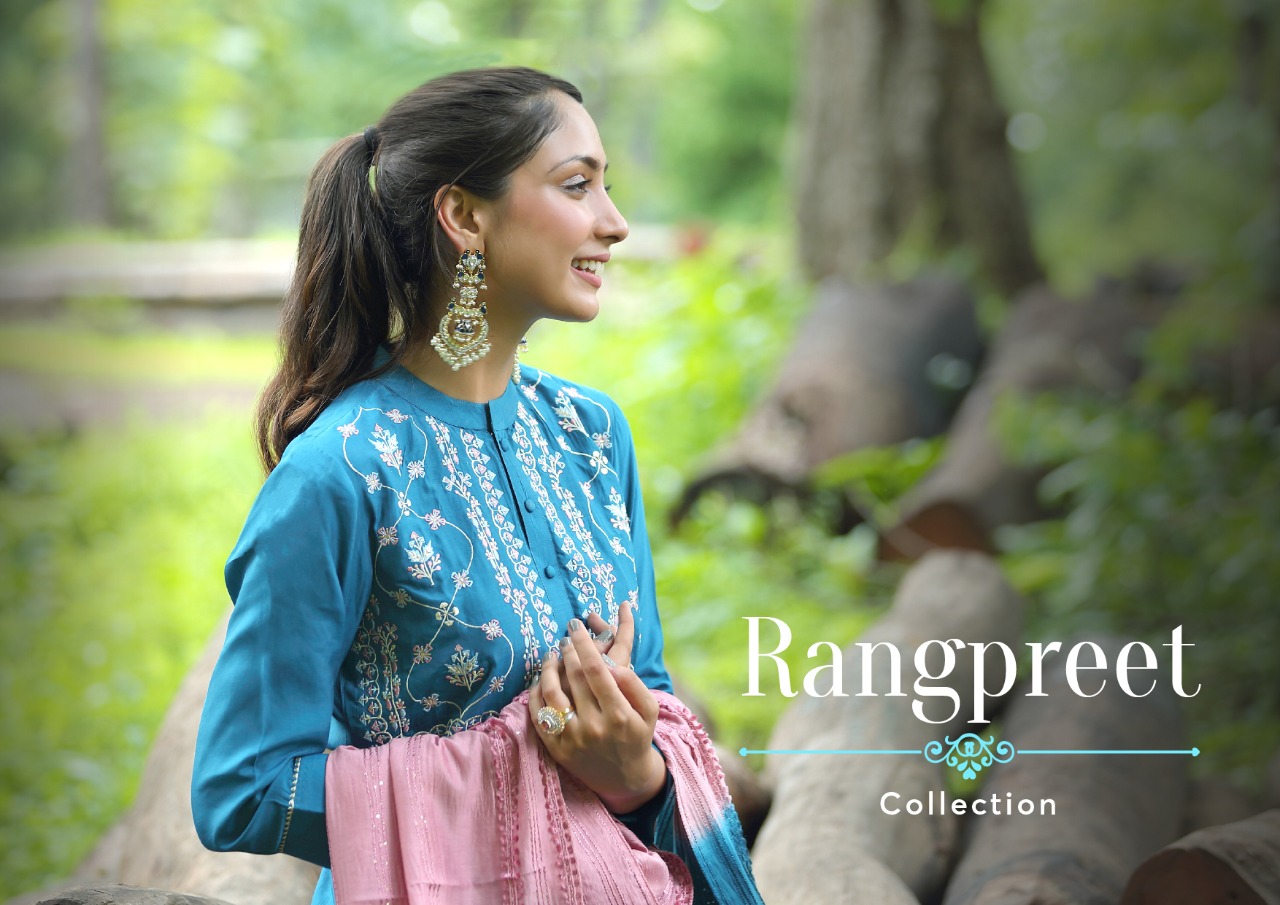 shichi rangpreet viscose astonishing kurti with pant and dupatta  catalog