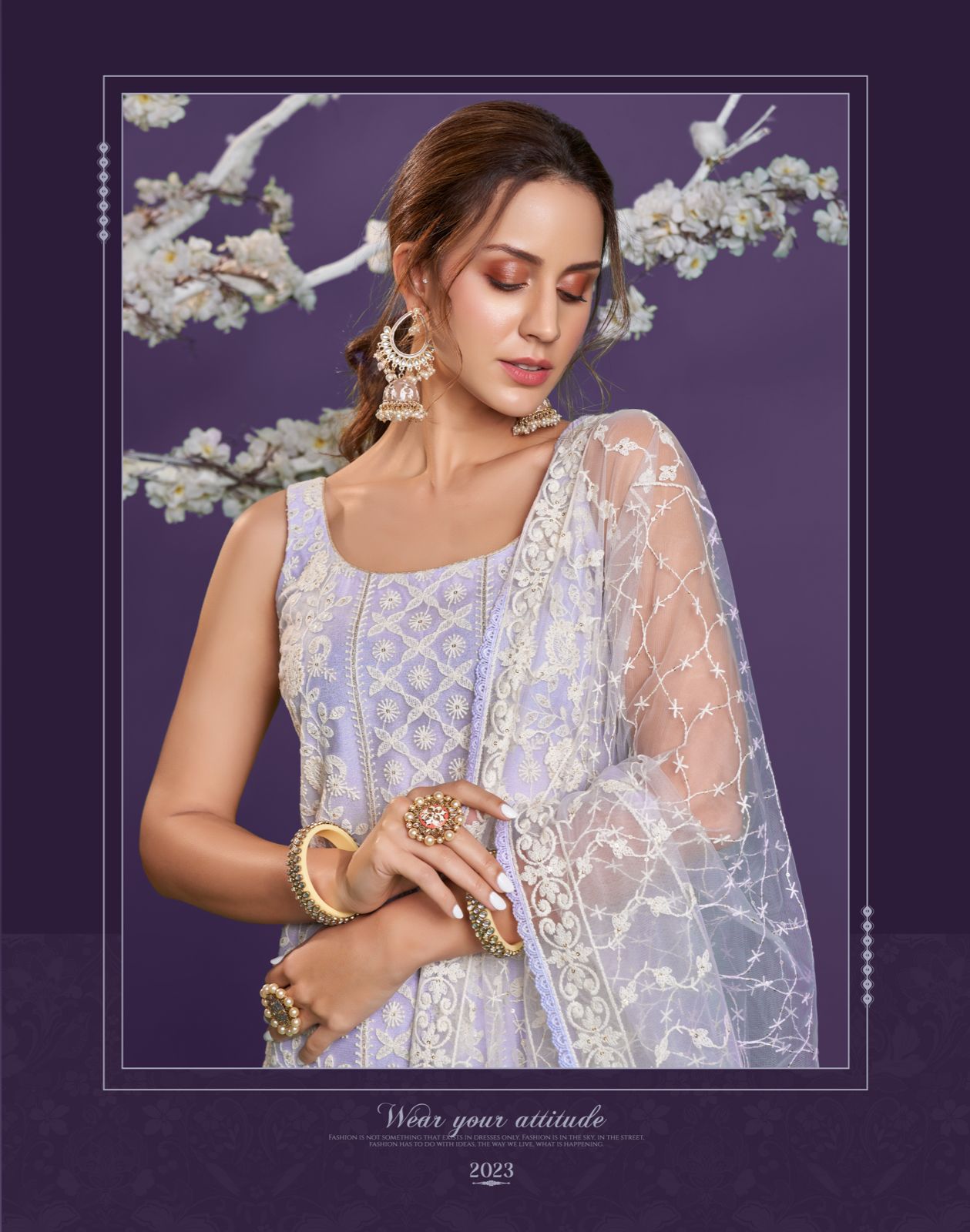 alizeh lucknowi vol 1 net gorgeous look salwar suit catalog