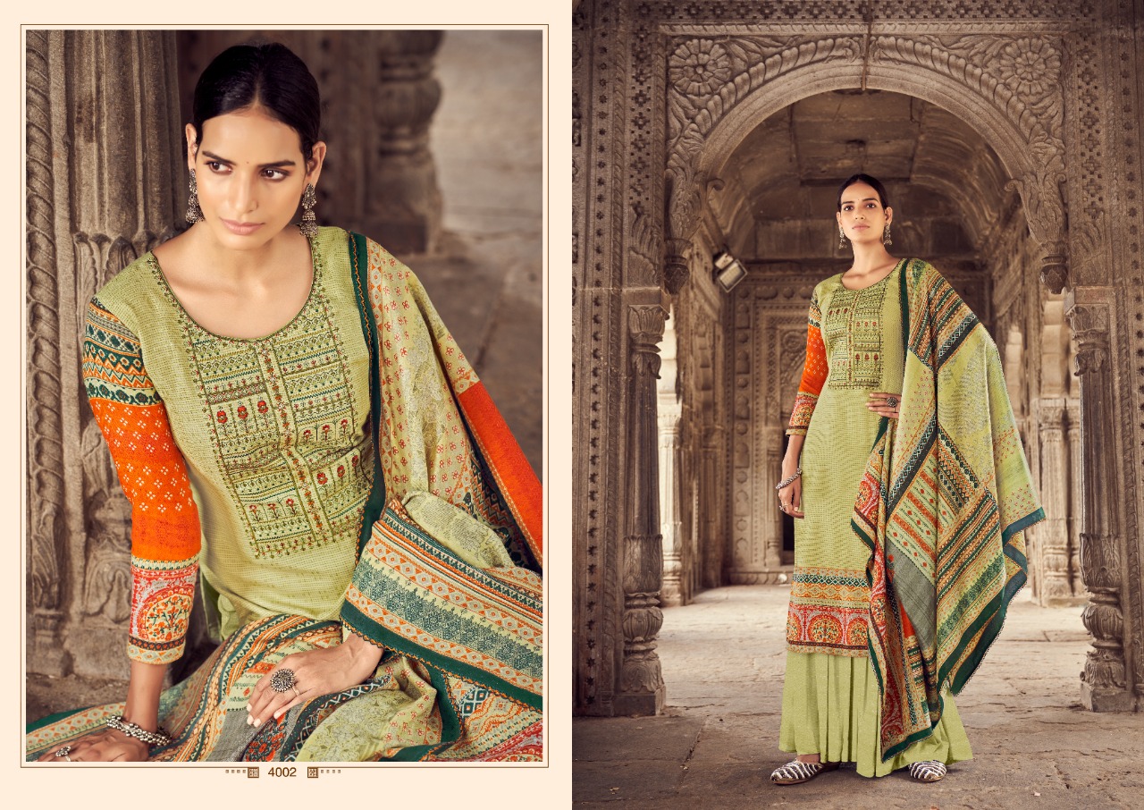 d c vogue syraa wool pashmina regal look salwar suit catalog