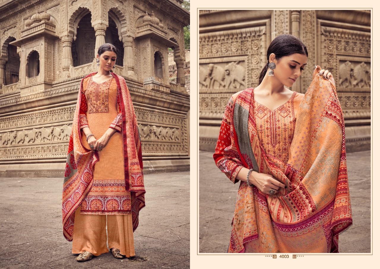 d c vogue syraa wool pashmina regal look salwar suit catalog