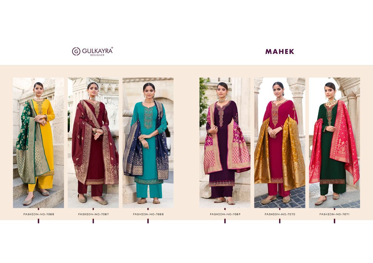 gulkayra mahek georgette classic trndy look salwar suit catalog