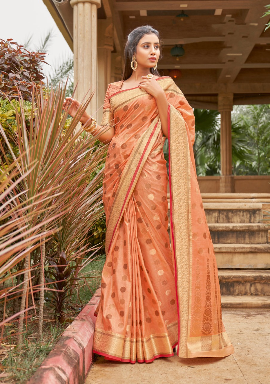 sangam print amanya cotton graceful look saree catalog