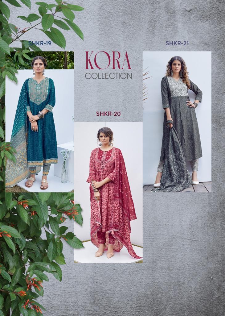 shichi kora muslin astonishing look kurti with pant and dupatta  catalog