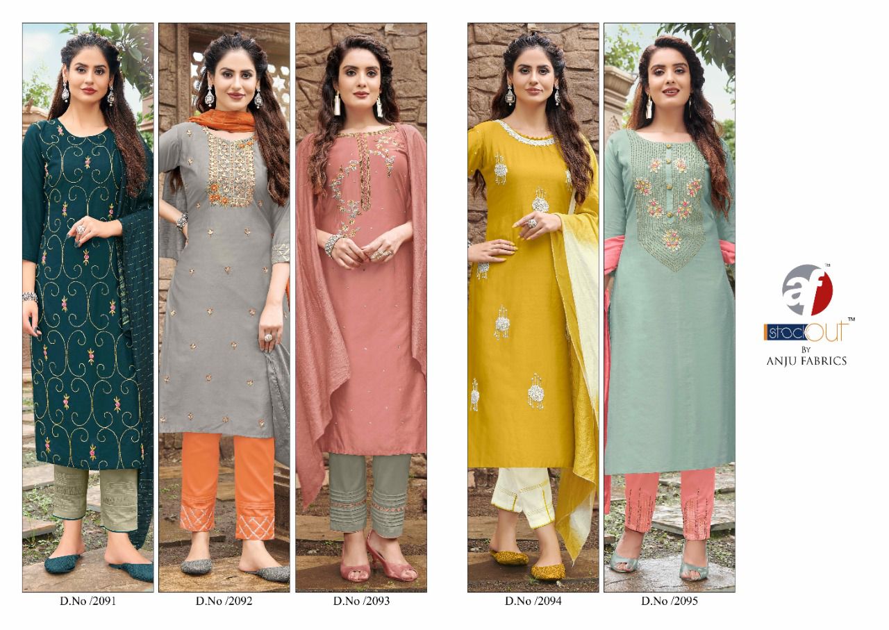 anju fabrics ghunghat vol 2 pure viscose regal look kurti bottom with dupatta catalog