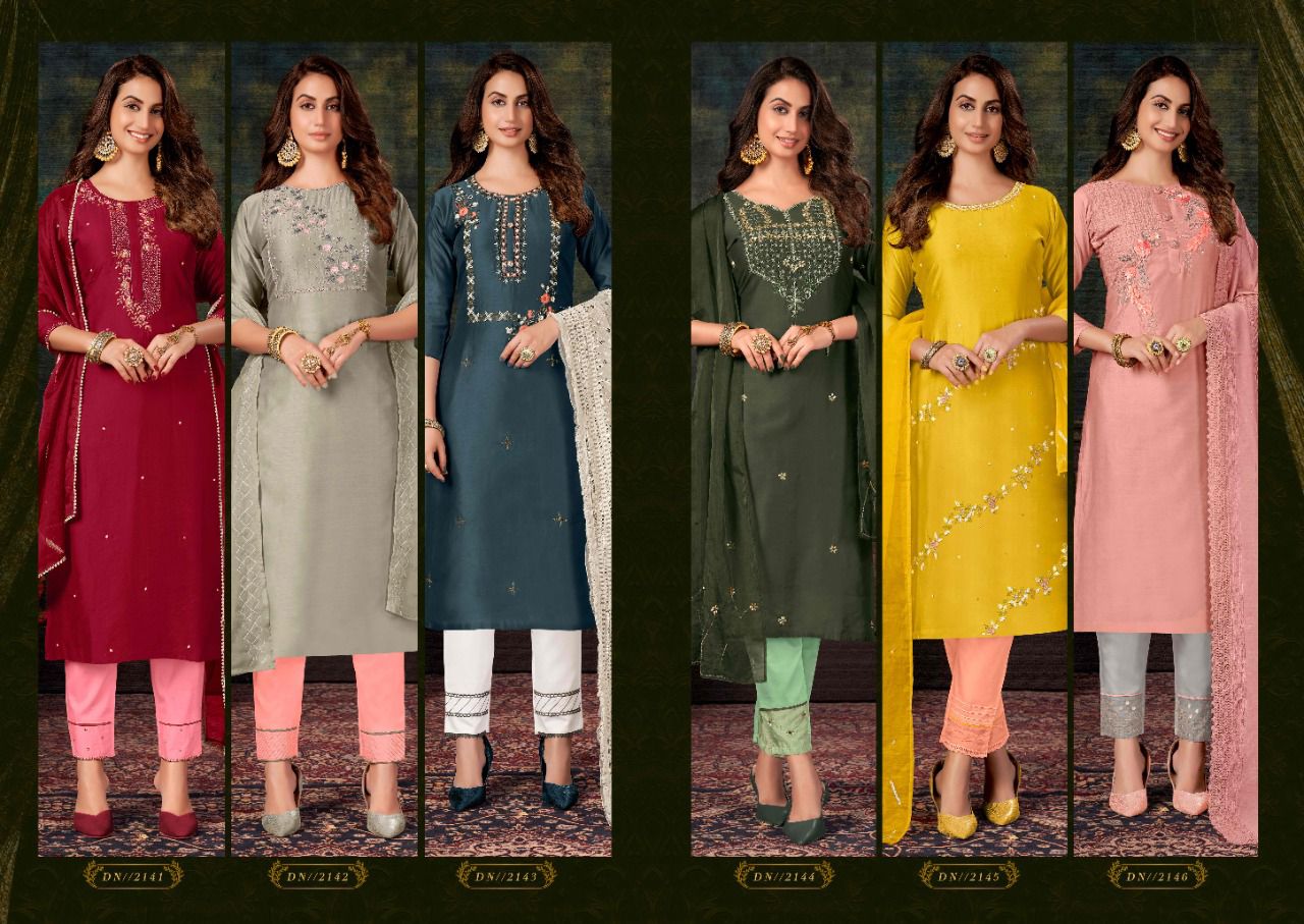 anju fabrics ghunghat vol 3 viscose innovative look kurti bottom with dupatta catalog