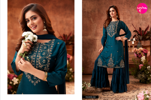 lapink Fashion  vol 2 silk innovative  Sharara Suits with duppata catalog