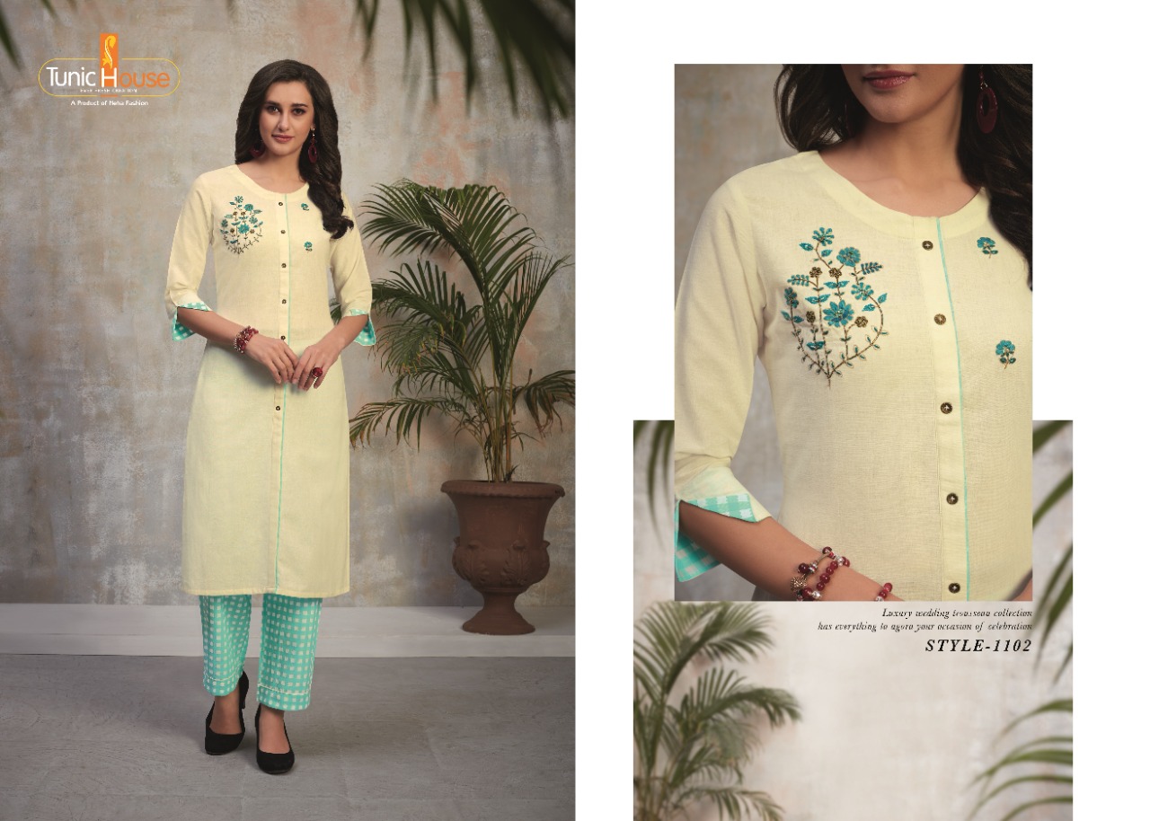 tunic house najuk vol 2 cotton authentic fabric top with bottom catalog