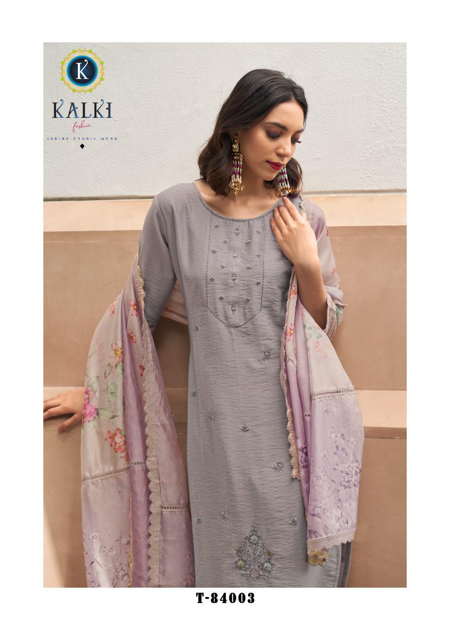 kalki fashion ruaab Viscose innovative look kurti pant with dupatta