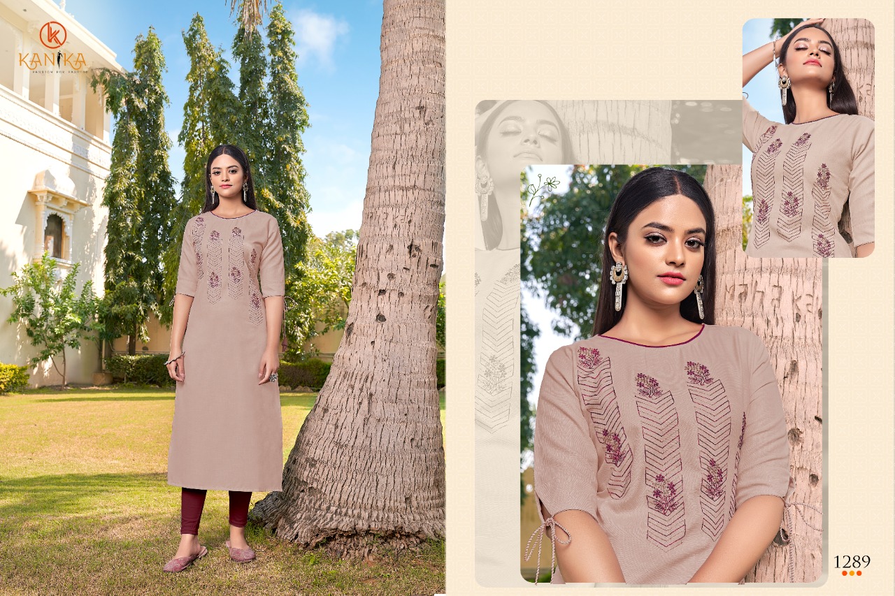 kanika Aditi Vol  11 Rubby silk innovative look kurti catalog