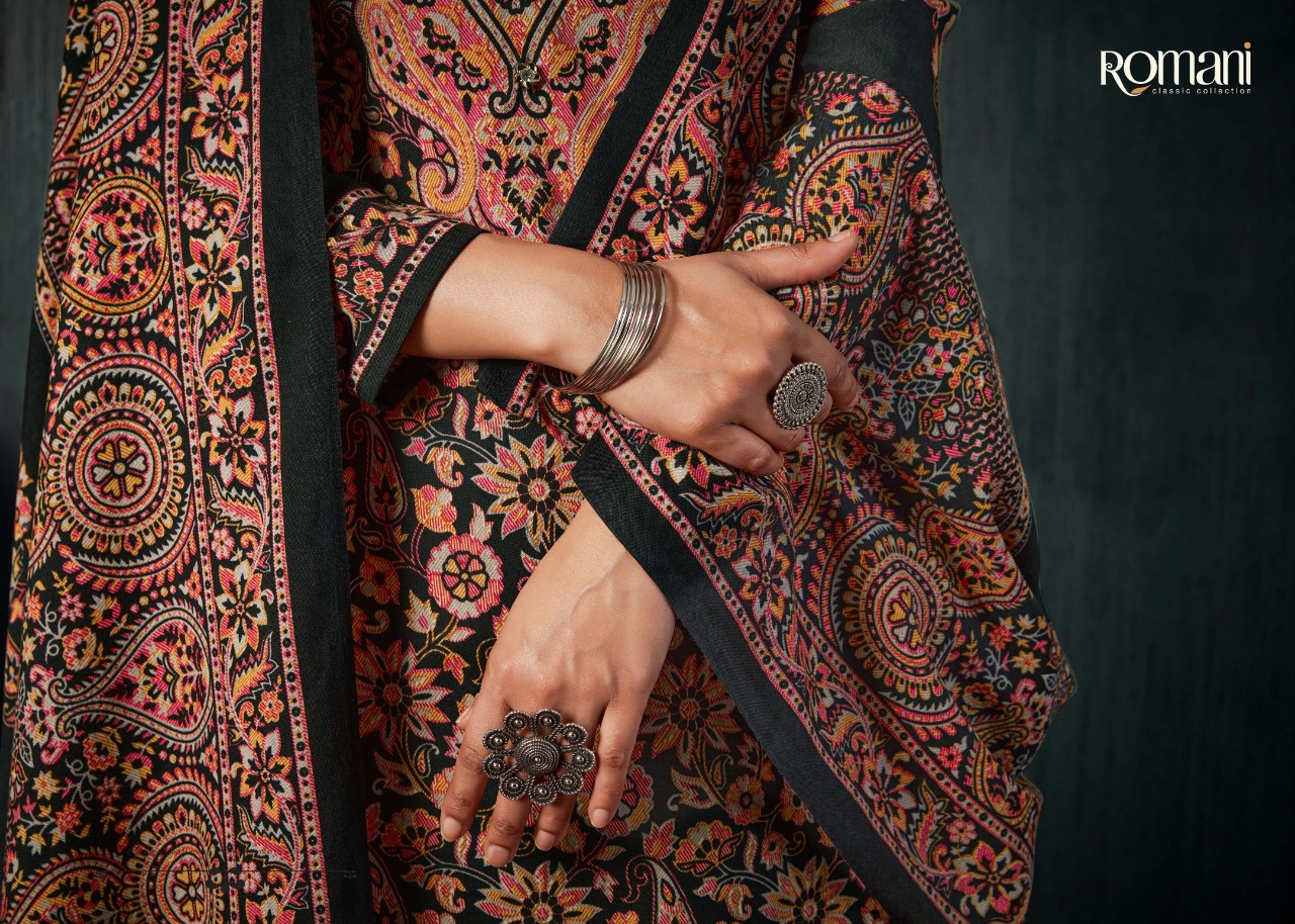 romani kashmiri kaani spun astonishing salwar suit catalog