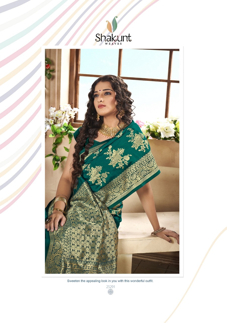 shakunt weaves dhanshika silk elegant saree catalog