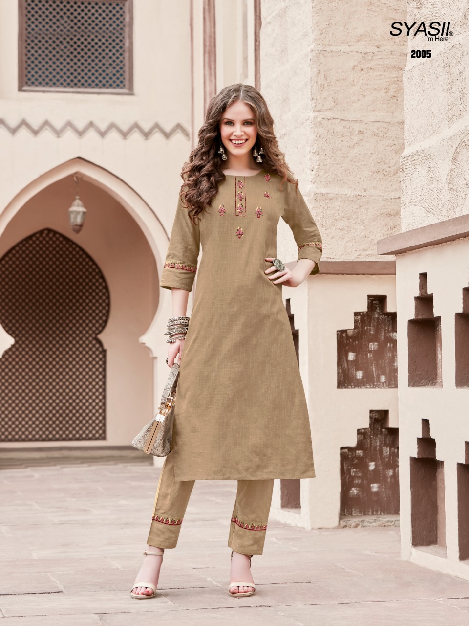 syasii pure vol 2 cotton graceful look kurti with Bottom catalog OLD