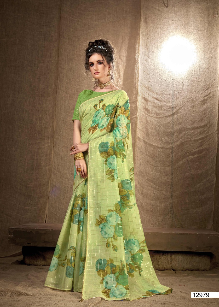 triveni kashishwari cotton regal look print saree catalog